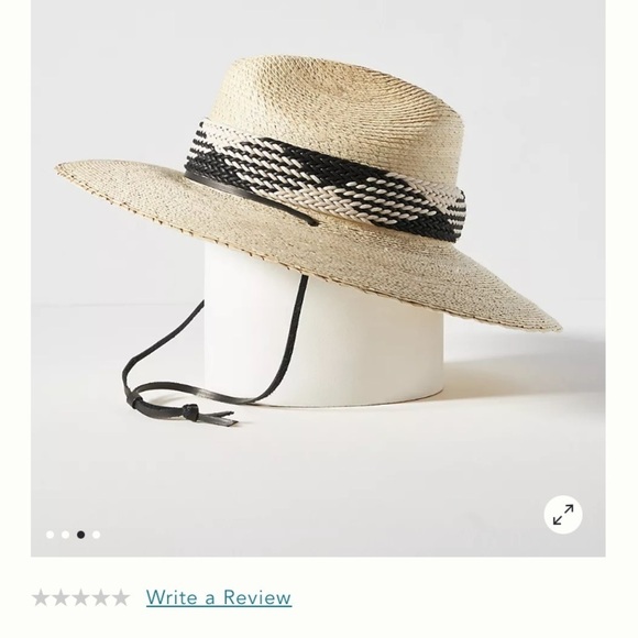 ASN Hat Surfer Boi Anthropologie Straw Hat Fedora Wide Brim main image 4